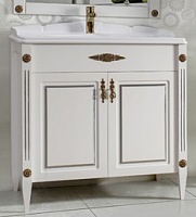 Belux Тумба под раковину Империя 85 белая